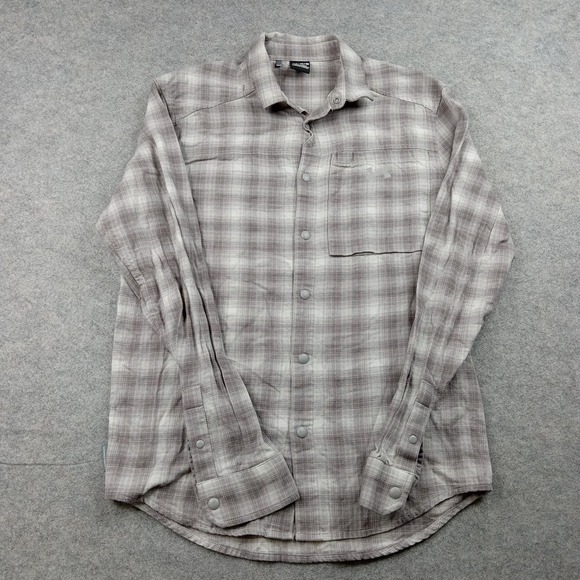 Under Armour Other - Under Armour Shirt Men Medium Plaid Flannel Button Snap Front Long Sleeve Casual